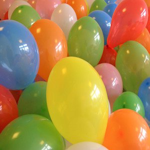 Luftballons fliegen